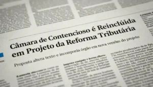 Câmara Nacional de Integração do Contencioso retorna à reforma tributária
